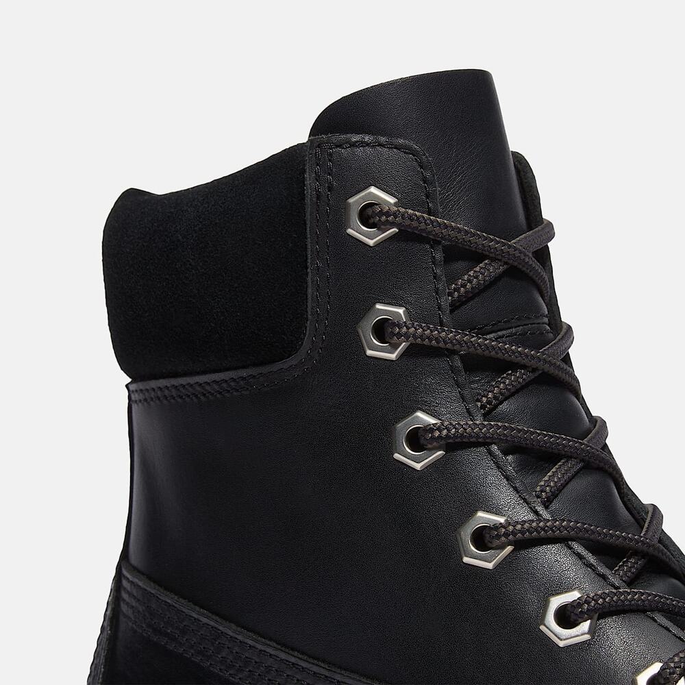 TIMBERLAND 25 WOMEN'S 7 WATERPROOF 6 INCH BOOT BLACK NIB - Picture 7 of 8